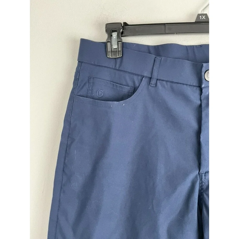 Greyson Amagansett 5-Pocket Golf Pants Light Stretch Blue Mens Size 36x32‎